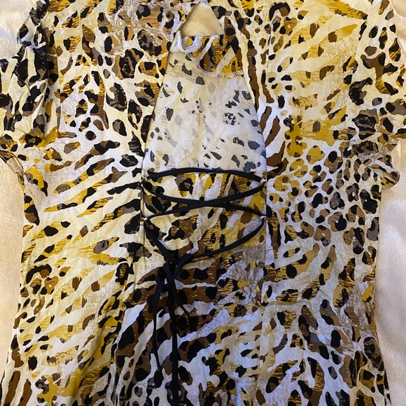 TopShop Vintage Leopard Print Dress - Picture 4 of 4